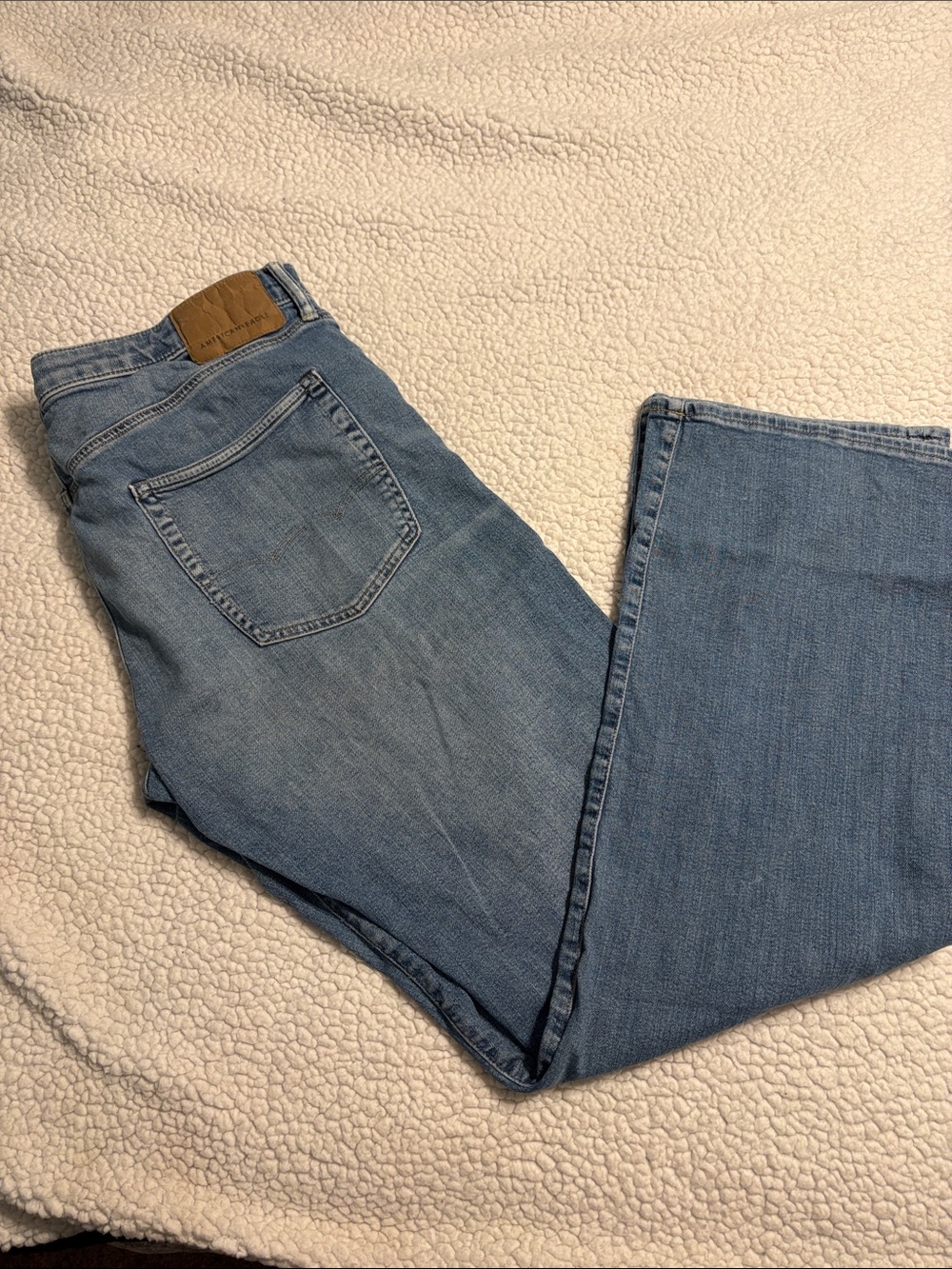 American Eagle Outfitters Men's Bootcut Light Blue Jeans